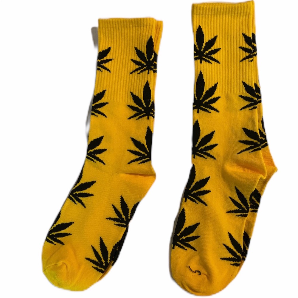 Leaf Yellow Socks